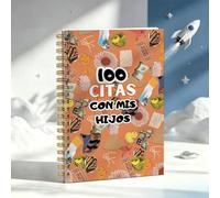 Shein 1 pieza Bloc de planificación A5 100 hojas Diario con fecha: Exclusivo para madre e hijo | Encuadernación en espiral, registro de actividades madre-hi