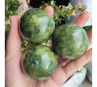Shein 1 pieza Bola de cristal de jade Xiu - Una piedra decorativa de interior; Un regalo ideal para Halloween, Día de San Valentín o Navidad.