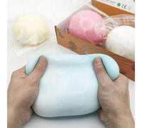 Shein 1 pieza Bola de slime esponjosa súper grande de 10 cm, juguete suave para aliviar el estrés, de rebote lento, ideal para cumpleaños, Pascua, regalo so