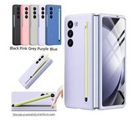 Shein 1 pieza Bolígrafo plegable multicolor, acabado mate suave al tacto, diseño de una sola pieza con ranura para bolígrafo, tapa magnética, textura mate,