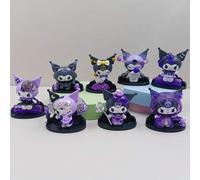 Shein 1 Pieza Bolsa ciega al azar con tema de Matar al Hombre Lobo, muñeca de figura miniatura de anime Kuromi lindo, juego de figuras de personajes de anim