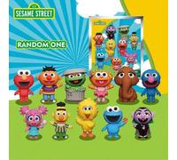 Shein 1 pieza Bolsa ciega con llavero con licencia oficial de Sesame Street, clip con figura 3D aleatoria de personajes adorables como Abby Cadabby/Bert/Big