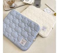 Shein 1 pieza Bolsa de almacenamiento para portátil de 11/13/15 pulgadas y tableta iPad con bordado de nube lindo