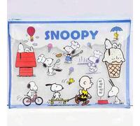 Shein 1 pieza Bolsa de almacenamiento transparente A5 de Snoopy 2026, periférico del clásico cómic "Peanuts Comics", esencial de papelería para la nueva tem