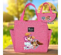Shein 1 pieza Bolsa de almuerzo aislada de Paw Patrol Skye, bolsa de transporte con estilo y funcional, portátil portador de almuerzo con estampado de Skye,
