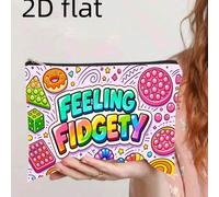 Shein 1 pieza Bolsa de cosméticos colorida | Juguetes antiestrés, embrague, neceser, estuche de lápices, bolsa de regalo | Ideal para madres, hijas, mejores