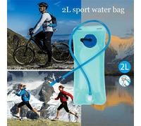 Shein 1 pieza Bolsa de hidratación con diseño de doble sellado de 2L - Adecuada para ciclismo, carrera, camping y senderismo - Manténgase hidratado en el ca