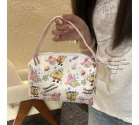 Shein 1 Pieza Bolsa de Maquillaje de Bob Esponja - Una bolsa de almacenamiento de dibujos animados linda, una bolsa de maquillaje y artículos de tocador con