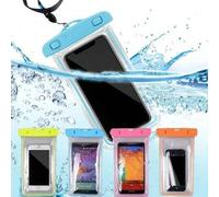 Shein 1 pieza Bolsa impermeable universal, funda impermeable para teléfono con bolsa de aire, bolsa impermeable para teléfono celular para nadar bajo el agu