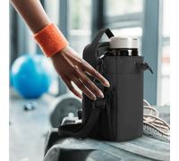 Shein 1 PIEZA Bolsa magnética para botellas de fitness, bolsa diagonal portátil para el gimnasio, bolsa colgante magnética fuerte para botellas deportivas,