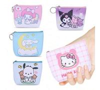 Shein 1 Pieza Bolsa monedero decorativa con personajes de anime Sanrio Kawaii Hello Kitty, Kuromi, Cinnamoroll, My Melody (Algunas partes pueden ser aleator