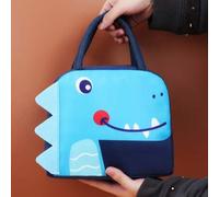 Shein 1 Pieza Bolsa para el almuerzo Bolsa de almacenamiento 3D con diseño de animal de dibujos animados para niños Bolso de picnic al aire libre Caja de al