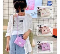 Shein 1 pieza Bolso bandolera con forma de oreja de conejo con cierre magnético de PU, monedero mini adorable, adecuado para niñas, versátil para varias oca