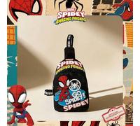 Shein 1 pieza Bolso bandolera con gráfico oficial de Marvel Spider-Man, bolso casual para niños, correa ajustable ligera, monedero con diseño de dibujos ani