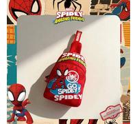 Shein 1 pieza Bolso bandolera con gráfico oficial de Marvel Spiderman, bolso casual para niños, bolso de pecho con correa ajustable y ligero, monedero con d
