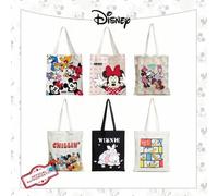 Shein 1 Pieza Bolso de lona con diseño de Mickey, Winnie the Pooh, Goofy, Pluto, Minnie, Donald Duck o Daisy | Bolso de hombro casual para viajes y playa |