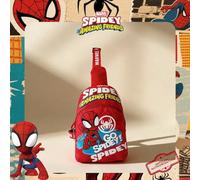 Shein 1 pieza Bolso de pecho con estampado de Spider-Man con licencia oficial de Marvel, correa ajustable, bolso bandolera con cierre de cremallera, bolsa l