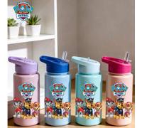 Shein 1 pieza Botella de agua de 17oz/500ml con diseño lindo de Paw Patrol, a prueba de fugas, a prueba de golpes y duradera para deportes al aire libre, vi