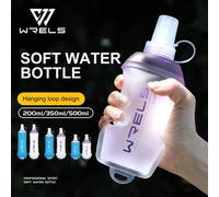Shein 1 pieza Botella de agua deportiva ligera y plegable de 150/250/500ML, resistente a mordeduras y con succión, botella de agua fría sin olor prensada en
