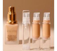 Shein 1 pieza Botella de bomba al vacío, loción, crema para los ojos, base, botella de viaje, embalaje de muestra de cosméticos mini portátiles, herramienta