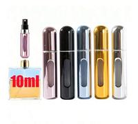 Shein 1 pieza Botella de perfume recargable de 10ml con bomba de viaje, tamaño portátil