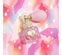 Shein 1 pieza Botella de spray de airbag de diamante minimalista vacía, dispensador de perfume de viaje de lujo cuadrado 3D recargable, regalo de lujo, (púr