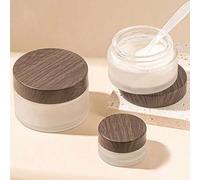 Shein 1 pieza Botella de vidrio recargable para loción, crema para los ojos, dispensador sellado, mascarilla facial, envase cosmético