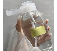 Shein 1 pieza Botella dispensadora de agua recargable de 200/300/500ml para el cuidado de uñas, removedor de esmalte, maquillaje, ideal para viajes, regalos