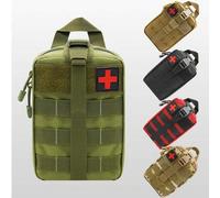 Shein 1 PIEZA Botiquín de primeros auxilios táctico, kit de emergencia médica para camping al aire libre con sistema MOLLE, herramienta de supervivencia mil