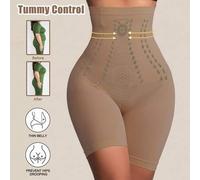 Shein 1 pieza Bragas de cintura alta con control de abdomen, moldeador corporal, pantalones cortos moldeadores, faja moldeadora, levantador de glúteos para