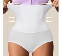 Shein 1 pieza Bragas moldeadoras de cintura alta sin costuras, control de abdomen, entrenador de cintura, moldeador corporal, pantalones cortos, ropa interi