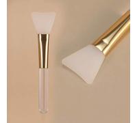 Shein 1 pieza Brocha de silicona para mascarilla facial, herramienta aplicadora de mascarilla en crema, palito de mascarilla con forma de espátula, barrido