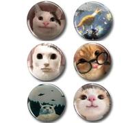 Shein 1 pieza Broche de con diseño de 4,4 cm/1,73 pulgadas, broche, adecuado para colocar en ropa, bolsos, mochilas, regalo divertido para familiares y amig