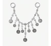Shein 1 pieza Cadena de bolso de metal con borla de moneda vintage, accesorio de estilo bohemio para playa, vacaciones, días festivos, verano, , fiesta de p