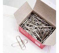 Shein 1 pieza/Caja Clip de papel para uso conveniente en oficina y estudio, 100 piezas/Caja de vuelta a la escuela