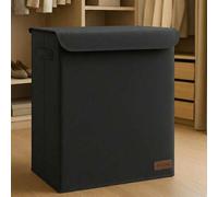 Shein 1 Pieza Caja con tapa grande de 40 x 50 x 30 cm con diseño de estrella - Cesta de juguetes - Cesto de ropa - Organizador de baño - Organizador de alma