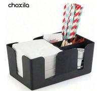 Shein 1 pieza Caja de almacenamiento de cápsulas de café para cafetería o tienda de té con leche, accesorios de café, portavasos de papel, portasanvilla, cú
