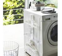 Shein 1 pieza Caja de almacenamiento de percha magnética para ropa, Estante de percha para lavadora, Apilador de perchas para armario y cuarto de lavado, Te