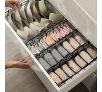 Shein 1 pieza Caja de almacenamiento plegable de malla organizadora de calcetines - Decoraciones grises, decoraciones de festival, decoraciones de habitació