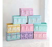 Shein 1 Pieza Caja de Almacenamiento Plegable de Sanrio Hello Kitty - Organizador de Escritorio Cute Winnie The Pooh para Cosméticos y Papelería, Accesorios