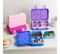 Shein 1 Pieza Caja de Bento de ABS, Caja de Almuerzo para Guardería, Contenedores de Caja de Almuerzo, Fácil de Limpiar, Compartimentos Desmontables (Excluy