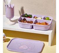 Shein 1 pieza Caja de bento grande y linda, caja de almuerzo sellada apta para microondas para trabajadores de oficina