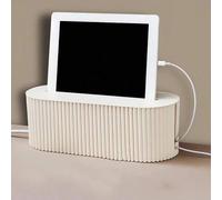 Shein 1 pieza Caja organizadora de cables, caja organizadora de cables, caja organizadora de cables, caja organizadora para regletas de alimentación, protec