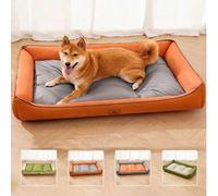 Shein 1 pieza Cama para mascotas de 4 estaciones universal, cama suave y cómoda para perros, cama impermeable y antideslizante para perros/gatos, colchoneta