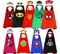 Shein 1 pieza Capas y máscaras de superhéroe - Spider Man, , Los Vengadores, Disfraz de capa y máscara de cosplay, Capa de superhéroe, Capas de fiesta de su