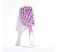 Shein 1 pieza Cepillo de cabello macizo de unicolor con laca elástica y hueco (tamaño mediano), esencial para volver a la escuela, viajes y vacaciones, acce