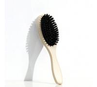 Shein 1 pieza Cepillo de madera con cerdas de crin diagonal, cepillo de pelo, peine, herramientas para el cabello, productos y accesorios para el cabello pa