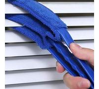 Shein 1 pieza Cepillo limpiador de rejillas de aire acondicionado removible y lavable, herramienta de limpieza de ventiladores, limpiador de persianas, cepi