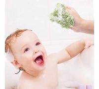 Shein 1 pieza Cepillo suave de silicona para el cabello de bebé: limpia suavemente el cuero cabelludo, despídase del llanto durante el lavado del cabello de