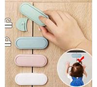 Shein 1 pieza Cerradura de para niños, cerradura de puerta de refrigerador/congelador sin taladro, protección contra pellizcos para bebés y niños pequeños,